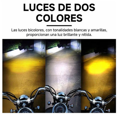 PACK 2 Faros Led de Largo Alcance Vehículo