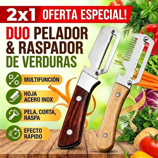 Pelador y Raspador De Verduras